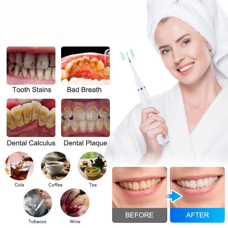 Ottieni denti più puliti e più sani con un gesto