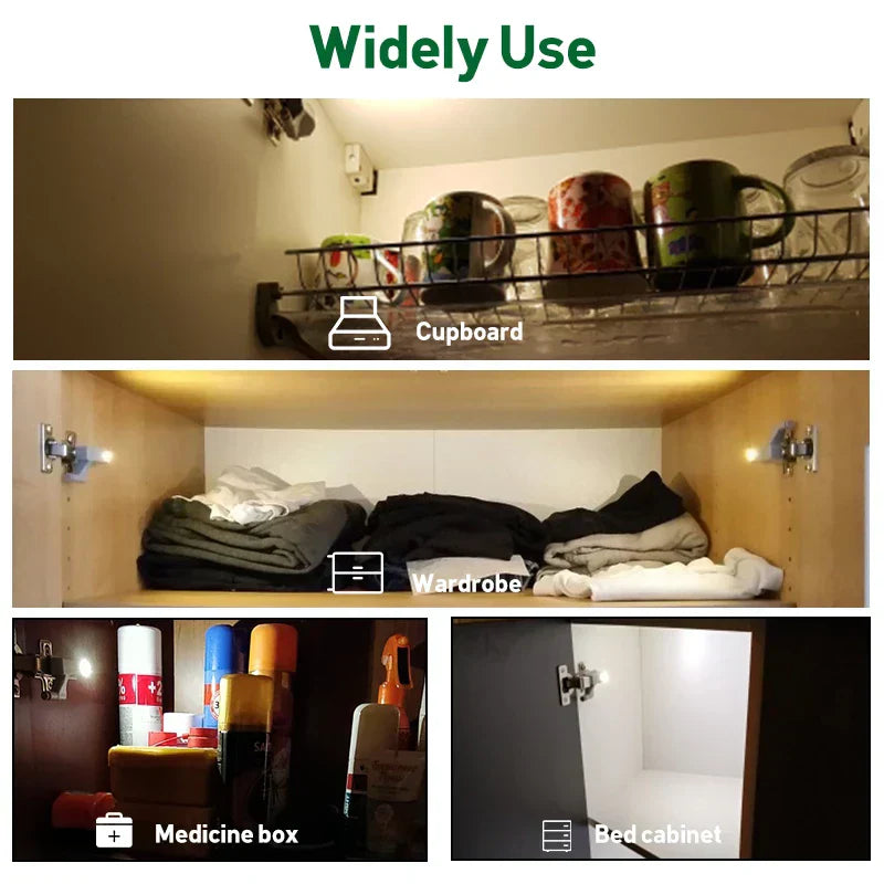 Automatically illuminate your cabinets with complete ease