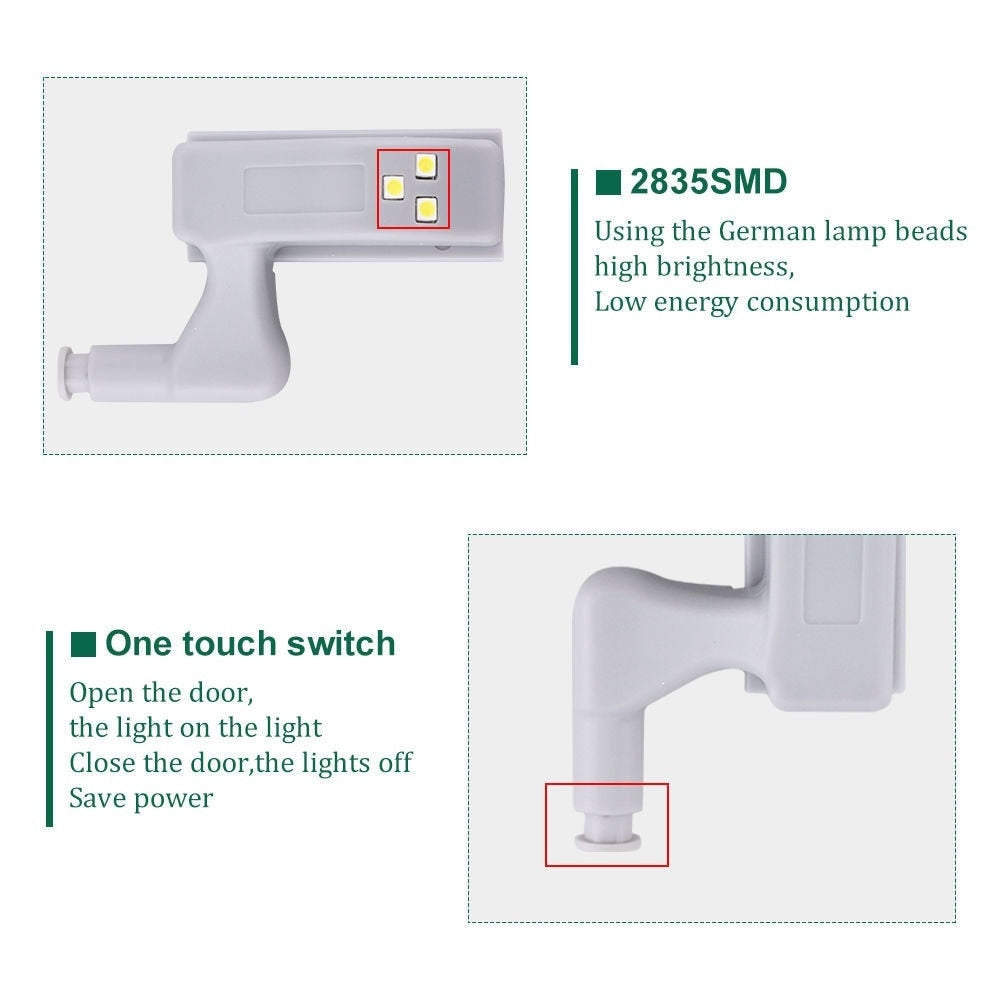 Automatically illuminate your cabinets with complete ease