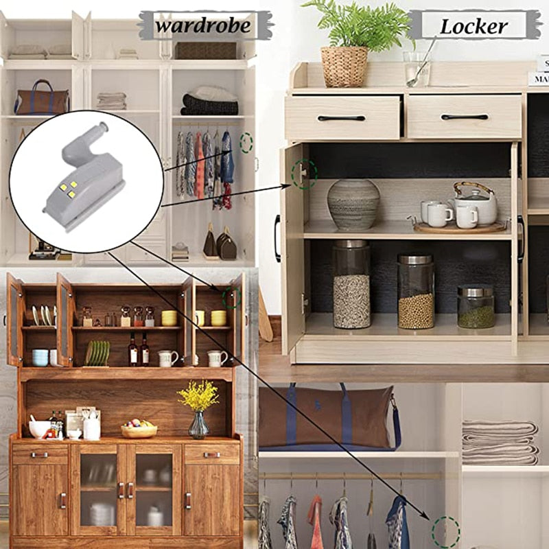 Automatically illuminate your cabinets with complete ease