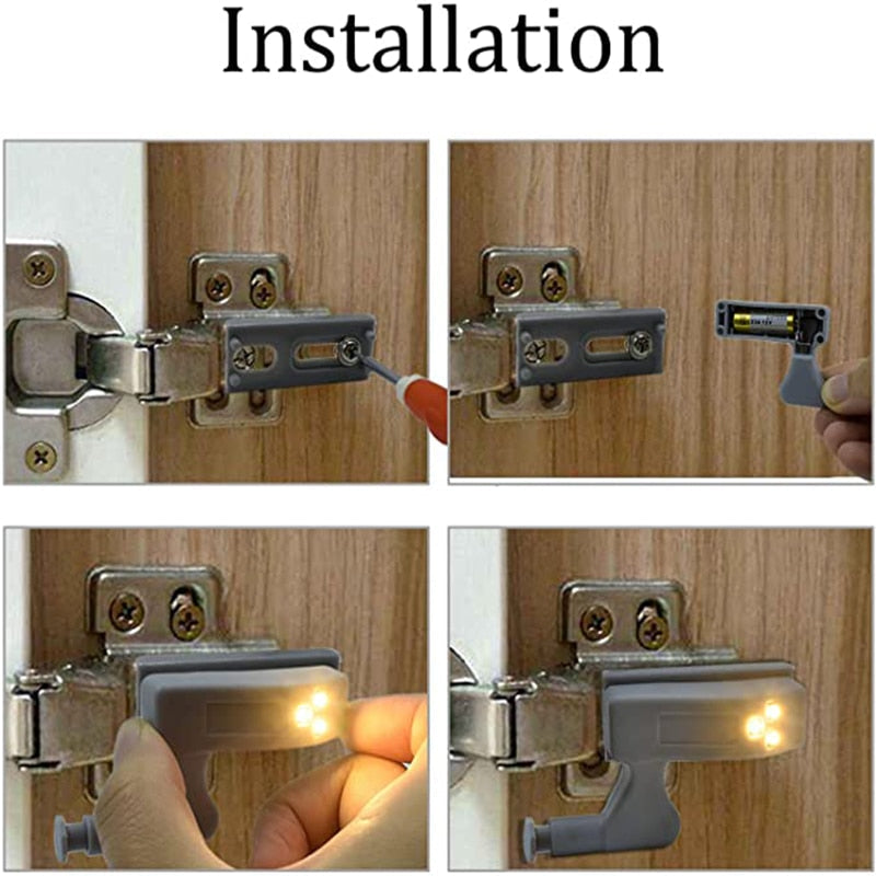Automatically illuminate your cabinets with complete ease