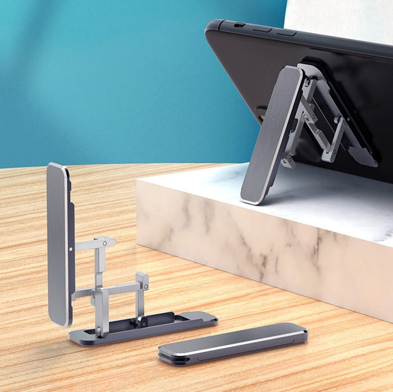 Foldbar telefonholder - Praktisk og justerbar